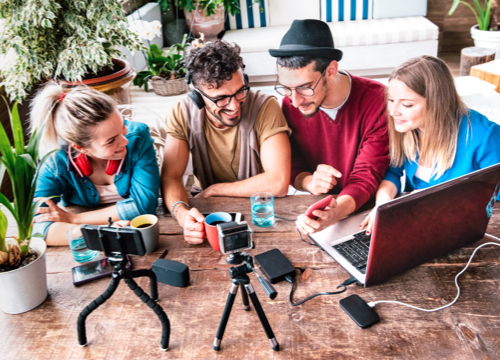 Ondernemers maken content
