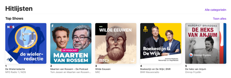 Populair in Apple Podcasts